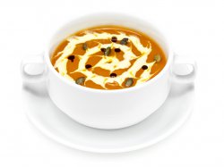 Пикантный суп из тыквы и красного перца