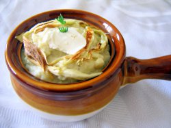 Парагвайский суп из цукини с яйцом